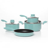 Simplemente Delicioso Casa Balboa 7-Piece Cookware Set, Teal