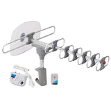 Nutek HD/DTV/UHF/VHF/FM 360&deg; Motorized Rotating Antenna