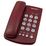 TeleCraft Feature Phone-Burgundy Blis