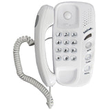 TeleCraft Wall Mountable Trim Phone- White