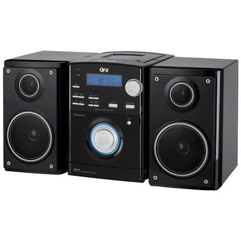 QFX Portable Home Audio System AM/FM/CD/MP3/USB/SD/AUX-IN/NFC Home Audio System