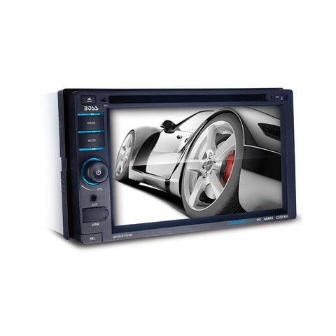 Bluetooth Enabled Double-DIN In-Dash DVD/MP3/CD Receiver with 6.2" Widescreen Touchscreen TFT Digital Monitor and Full iPod/