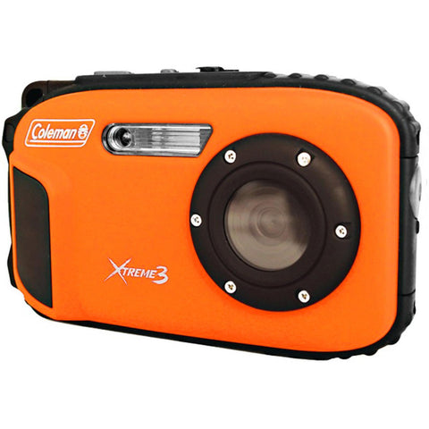 Coleman 20.0 MP/HD Waterproof Digital Camera-Orange