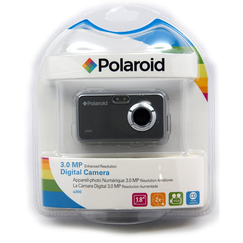 Polaroid 3MP CMOS Digital Camera with 1.8-Inch LCD Display-Titanium