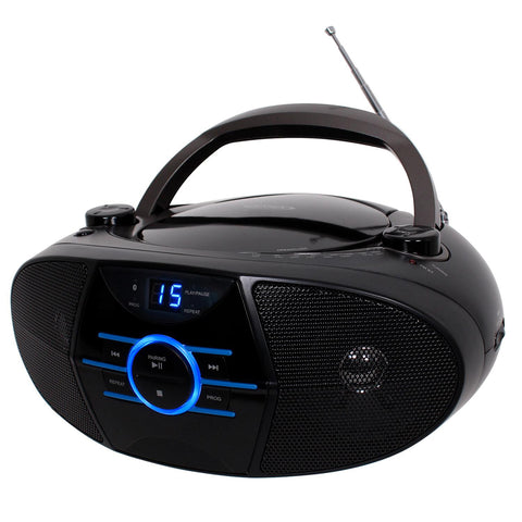 Jensen Portable Stereo Compact Disc Player with AM/FM Stereo Radio and Bluetooth