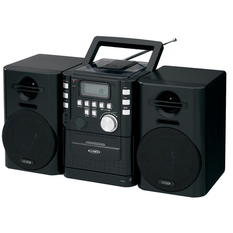 Jensen Portable CD Music System with Cassette and FM Stereo Radio