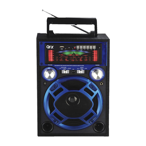 QFX Karoke Multimedia Speaker With AM/FM/SW1-2 Band Radio