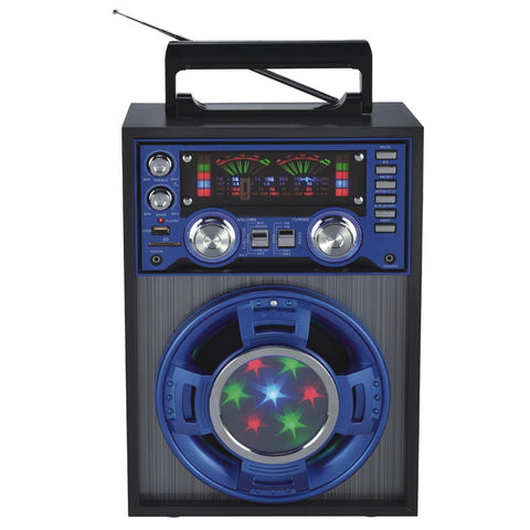Quantum FX Karaoke Multimedia Speaker with AM/FM/SW1-2 Band Radio