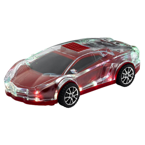 Speaker with USB/Micro SD Port and FM Radio- Red