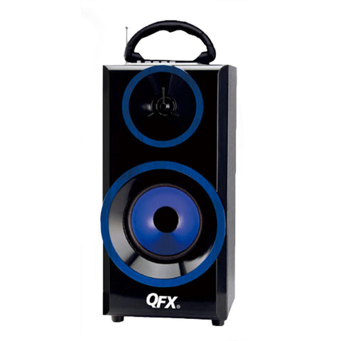 QFX Multimedia Seaker with RM Radio-Blue