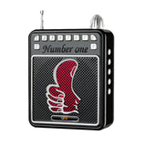 QFX Portable PA system with USB/MICRO-SD FM Radio and Recording