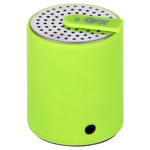 QFX Portable Bluetooth Speaker with AUX-IN- Lime