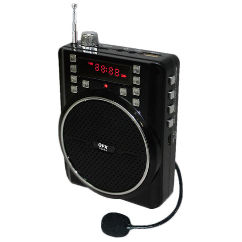 QFX Portable Battery Powered PA Speaker With USB