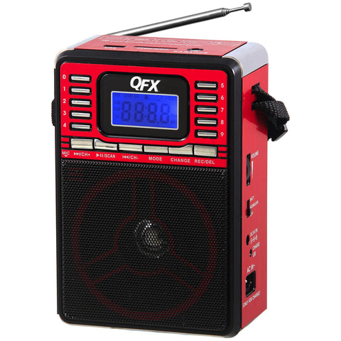 Quantum FX Portable PA System with USB/SD and FM Radio