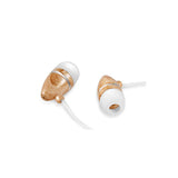 Graphic Collection Wood Headphones- White