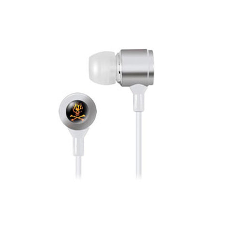 Skull &amp; Bones Collection Headphones Nemesis- Silver