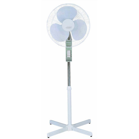 16" Oscillating Stand Fan Piano Key Switch