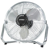 Optimus 12" Industrial Grade High Velocity Fan - Chrome Grill