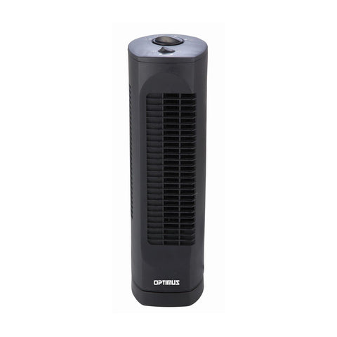 Optimus 14" Desktop Ultra Slim Oscillating Tower Fan-Black