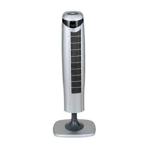 Optimus 35" Pedestal Tower Fan with Remote Control &amp; LED