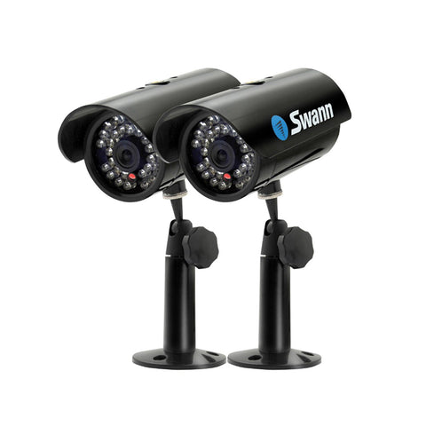 Swann SW212-MDL MaxiBrite Kit Real &amp; Imitation Security Cameras (Black) - Reconditioned