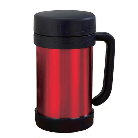 Brentwood 0.5 L Vaccum Food Thermos With Handle S/S Red