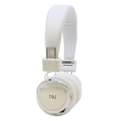 Nutek Hands Free Headphones with Microphone Built-in Rehargeabale Battery