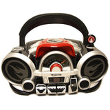 Emerson Radio Hot Wheels Rock N&rsquo; Race Boombox (Red/Black) - Reconditioned