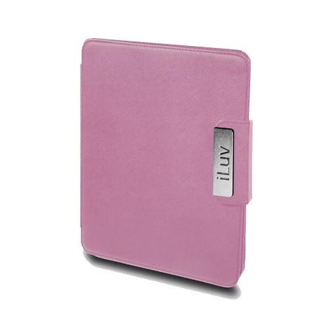 iLuv ICC806PNK iPad Foldable Leather Case fOR ALL iPAD MODELS