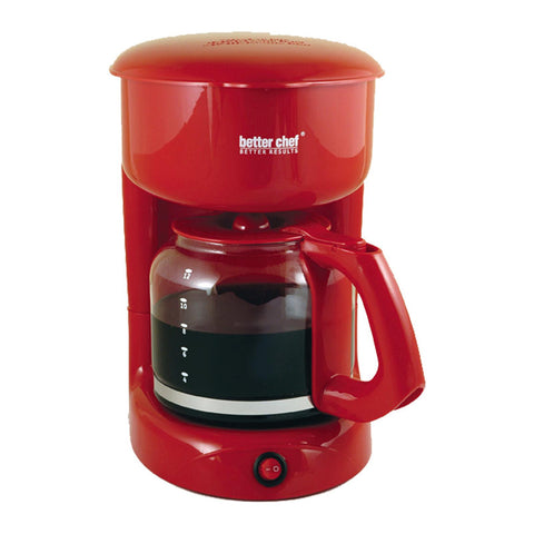 Better Chef 12-cup Red Coffeemaker