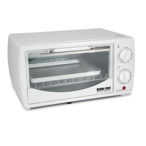 Better Chef 9 Liter Toaster Oven Broiler-White