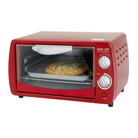 Better Chef Classic Red 9-liter Toaster Oven
