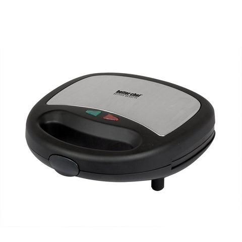 Better Chef Panini Contact Grill- Black With Stainless Steel