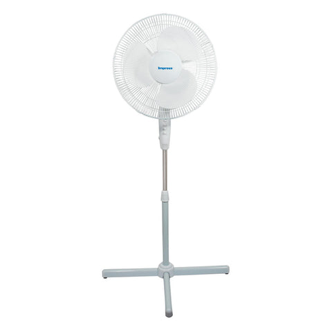 Impress 16-Inch Oscillating Stand Fan-White