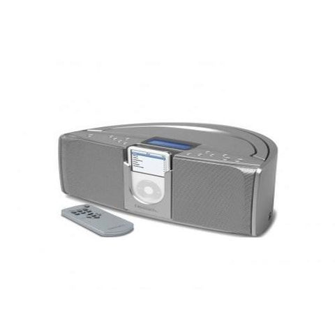 Emerson iP550 iTone Portable Stereo System for iPods (Silver) - Reconditioned