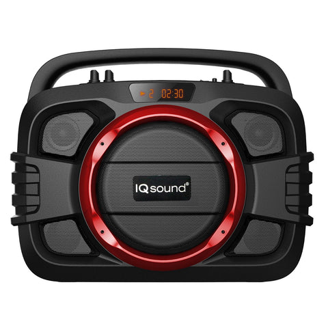 Supersonic Wireless Bluetooth Speaker- Red