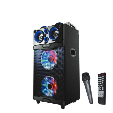 2 x 10&rdquo; Bluetooth&reg; Professional DJ Speaker with Flashing Lights