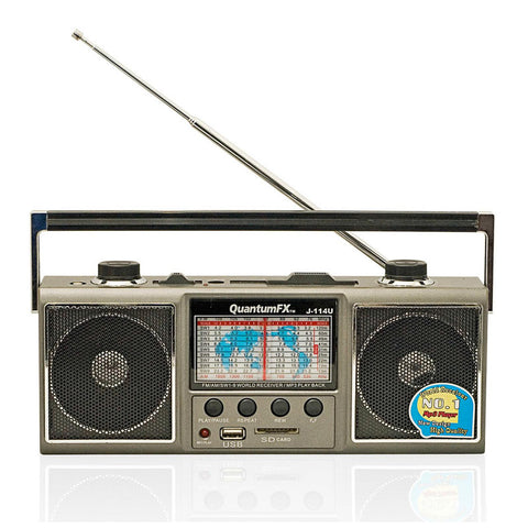 Quantum FX AM/FM/SW1-SW9 Radio USB/SD Player