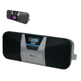 Jensen Portable Bluetooth Speaker with Charging for All Smartphones