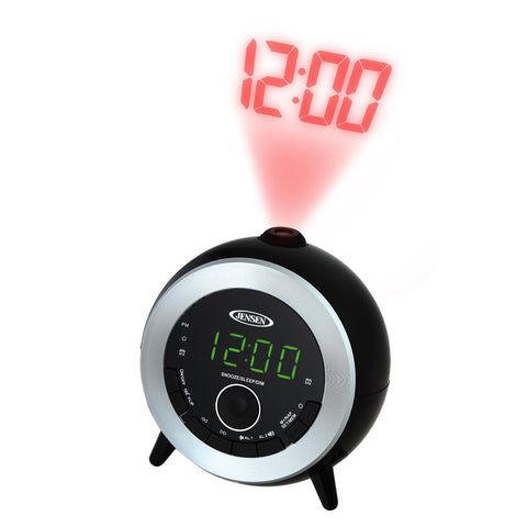 Jensen Dual Alarm Projection Clock Radio