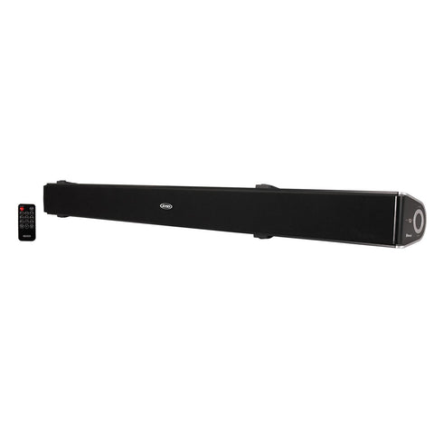 Jensen 2.1 Channel Wall-Mountable Soundbar with Bluetooth, FM Receiver, and Remote