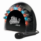 Akai Portable CD+G Karaoke System with Light Effects