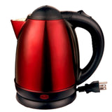 Brentwood 2.0L Stainless Steel Electric Cordless Tea Kettle 1000W (Red)