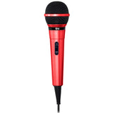 QFX Dynamic Professional Microphone- Red