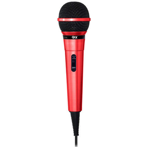 QFX Dynamic Professional Microphone- Red