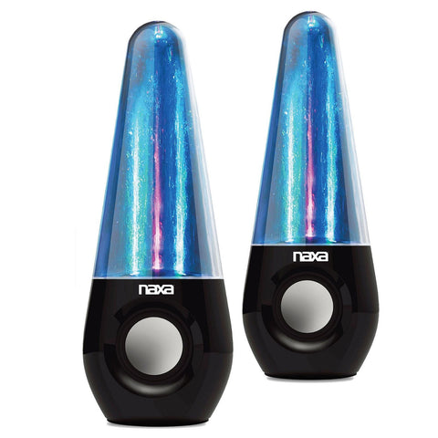 Naxa Dancing Water Light Bluetooth&reg; Stereo Speakers