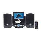 Naxa NDL-431 7" Motorized DVD Micro System with PLL Digital AM/FM Radio &amp; USB/SD/MMC Inputs