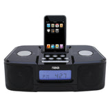 Naxa NI-3103 Digital Alarm Clock Radio with Dock for iPod- Black