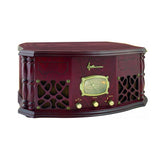 Emerson NR101TT Heritage Series Home Stereo System with AM/FM Receiver and Belt Drive Turntable - Reconditioned