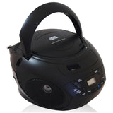 Axess Portable Bluetooth Boombox with USB, SD Card